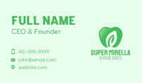 Leaf Apple Fruit  Business Card Image Preview