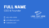 White Minimalist Pegasus Business Card Preview