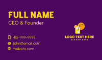 Iced Orange Drink  Business Card Preview
