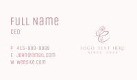 Botanical Letter E  Business Card Image Preview