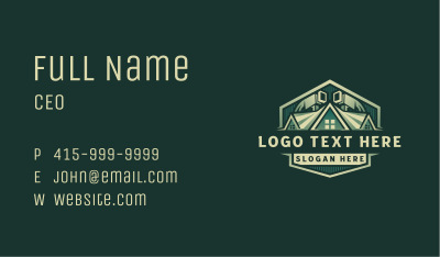 Hammer Construction Builder Business Card Image Preview