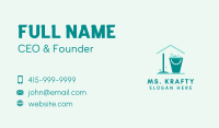 Mop Bucket Housekeeping Business Card Image Preview