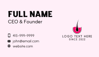 Beauty Hair Follicle Business Card Image Preview