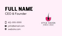 Beauty Hair Follicle Business Card Image Preview