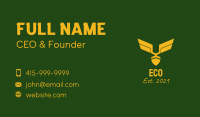 Golden Military Badge Business Card Image Preview