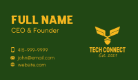 Golden Military Badge Business Card Image Preview