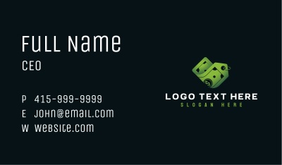 Dollar Bill Price Tag Business Card Image Preview