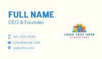 Kindergarten Math School Business Card Design