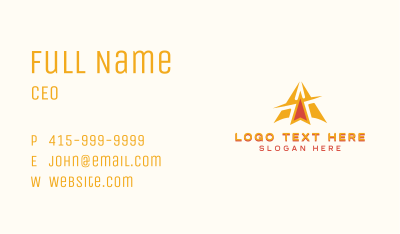 Shipping Plane Logistics Business Card Image Preview