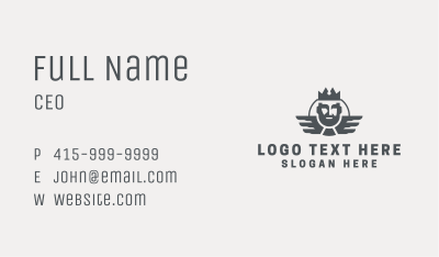 Royal Mechanic Wings Business Card Image Preview