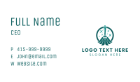 Clean Housekeeping Mop Business Card Image Preview