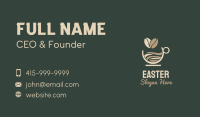 Coffee Bean Cup Business Card Image Preview