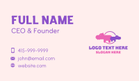 Pink Hippo Family Conservation Business Card Image Preview