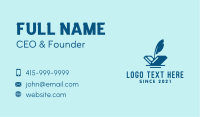 Blue Quill Book  Business Card Image Preview