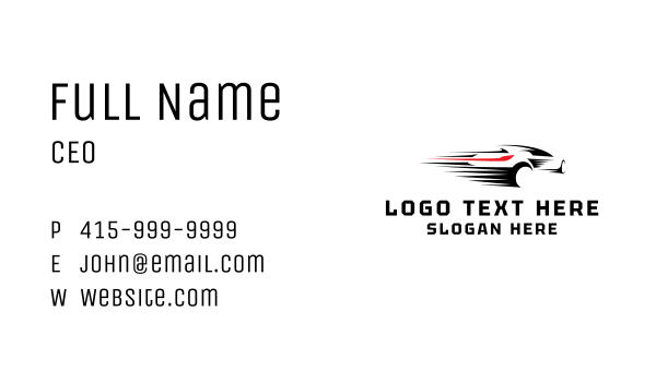 Speed Car Automotive Business Card Design Image Preview