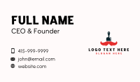 Paint Brush Mustache Business Card Image Preview