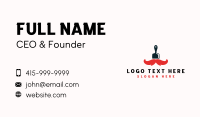 Paint Brush Mustache Business Card Image Preview