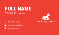 Wild White Fox Business Card Image Preview