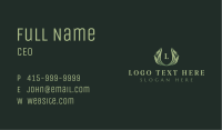 Natural Herbal Leaves Business Card Image Preview