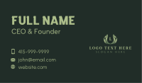 Natural Herbal Leaves Business Card Image Preview