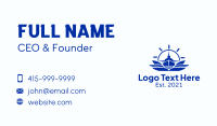 Compass Ferry Ship Business Card Image Preview
