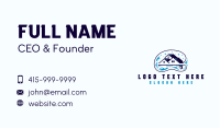 Power Wash Water Clean Business Card Design