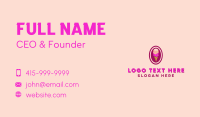 Ice Cream Parlor Business Card Design