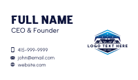 Pressure Wash Roof Cleaning Business Card Design