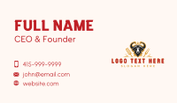 Flaming Buffalo Barbecue Business Card Preview