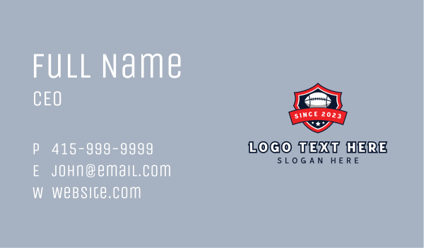 Football Athletic Team Business Card Design Image Preview