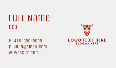 Mythical Dragon Head  Business Card Image Preview