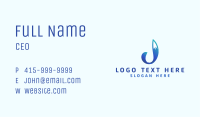 Animal Tail Letter J Business Card Image Preview