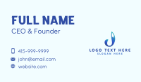 Animal Tail Letter J Business Card Design