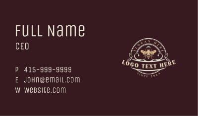 Queen Bee Apothecary Business Card Image Preview