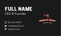 Gallant Crusader Sword  Business Card Image Preview