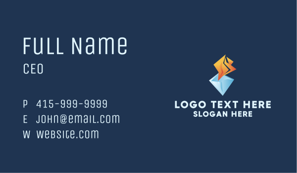 Ice Fire Thermal Business Card Design Image Preview