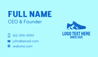 Mountain Hiking Shoe Business Card Image Preview