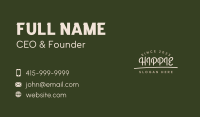 Homemade Business Wordmark Business Card Image Preview