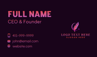 Quill Pen Writing Business Card Preview