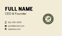 Mallet Chisel Carving Business Card Image Preview