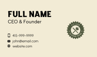 Mallet Chisel Carving Business Card Image Preview