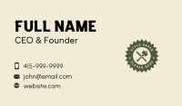 Mallet Chisel Carving Business Card Image Preview