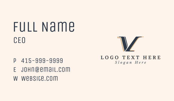 Vintage Boutique Tailoring  Business Card Design Image Preview