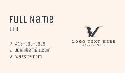 Vintage Boutique Tailoring  Business Card Image Preview