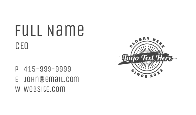 Grunge Graffiti Brand Business Card Image Preview