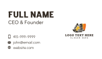 Industrial Excavator Company Business Card Image Preview