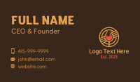 Circle Wine Line Art  Business Card Image Preview