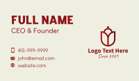 Red Tulip Diner  Business Card Image Preview