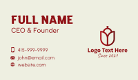 Red Tulip Diner  Business Card Preview