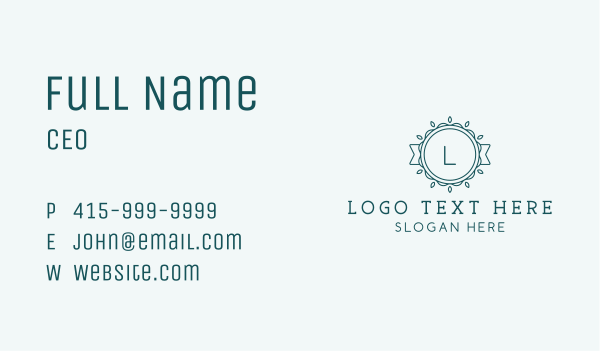 Generic Badge Lettermark Business Card Design Image Preview